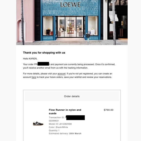 LOEWE FLOW RUNNER IN NYLON AND SUEDE - Picture 2 of 3